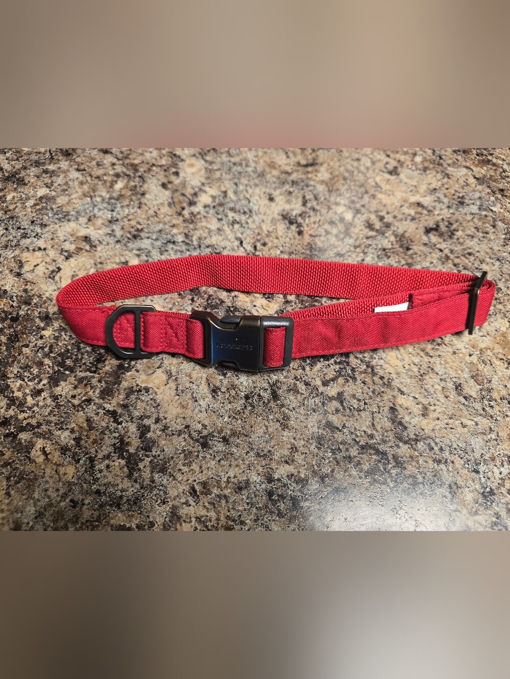 Red Nylon Carhartt Dog Collar